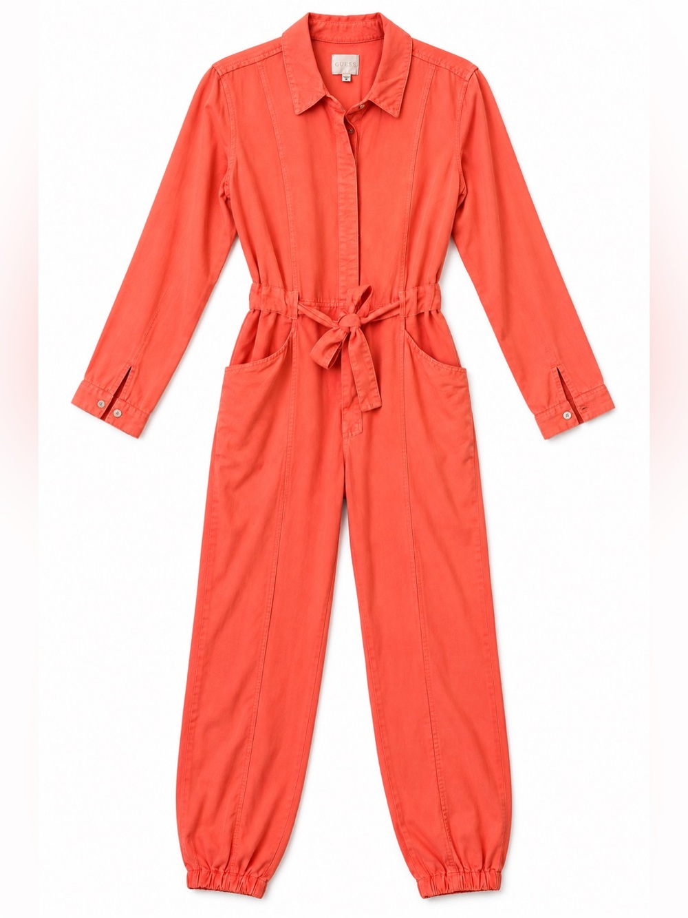 GUESS Coral Tencel Utility Jumpsuit — Y2K / Workwear / Gorpcore / Coveralls